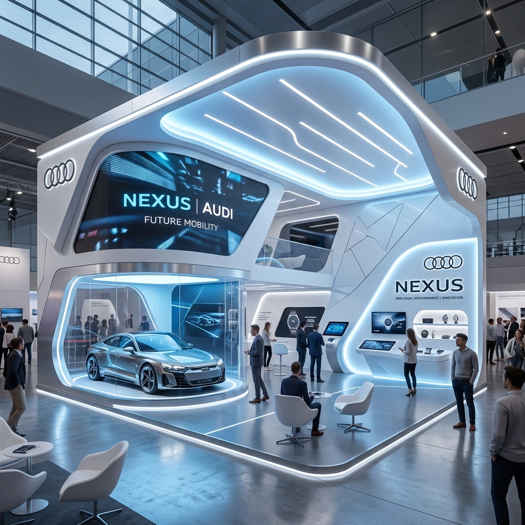 Futuristic 3D Design Render